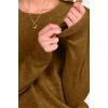 imageANRABESS Womens 100 Wool Sweaters Crewneck Long Sleeve Work Business Casual Basic Sweater Tops 2026 Fall OutfitsCaramel