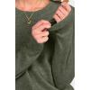 imageANRABESS Womens 100 Wool Sweaters Crewneck Long Sleeve Work Business Casual Basic Sweater Tops 2026 Fall OutfitsGreen