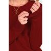 imageANRABESS Womens 100 Wool Sweaters Crewneck Long Sleeve Work Business Casual Basic Sweater Tops 2026 Fall OutfitsRed