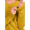 imageANRABESS Womens 100 Wool Sweaters Crewneck Long Sleeve Work Business Casual Basic Sweater Tops 2026 Fall OutfitsYellow