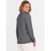 imageANRABESS Womens Polo V Neck Long Sleeve Sweaters Lightweight Dressy Casual Business Basic Knit Pullover Top 2026 Fall OutfitsDark Gray