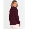 imageANRABESS Womens Polo V Neck Long Sleeve Sweaters Lightweight Dressy Casual Business Basic Knit Pullover Top 2026 Fall OutfitsRed
