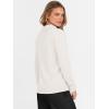 imageANRABESS Womens Polo V Neck Long Sleeve Sweaters Lightweight Dressy Casual Business Basic Knit Pullover Top 2026 Fall OutfitsWhite