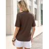 imageANRABESS Short Sleeve Sweater for Women Oversized Lightweight Casual Work Top Shirts Knit Crewneck 2026 Spring Summer OutfitsNutmeg