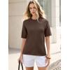 imageANRABESS Short Sleeve Sweater for Women Oversized Lightweight Casual Work Top Shirts Knit Crewneck 2026 Spring Summer OutfitsNutmeg