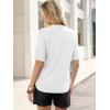 imageANRABESS Short Sleeve Sweater for Women Oversized Lightweight Casual Work Top Shirts Knit Crewneck 2026 Spring Summer OutfitsWhite