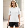 imageANRABESS Short Sleeve Sweater for Women Oversized Lightweight Casual Work Top Shirts Knit Crewneck 2026 Spring Summer OutfitsWhite