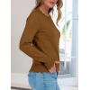 imageANRABESS Sweaters for Women Loose Fit Lightweight Soft Dressy Scalloped Long Sleeve Pullover Tops 2026 Fall Casual OutfitsCaramel