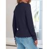 imageANRABESS Sweaters for Women Loose Fit Lightweight Soft Dressy Scalloped Long Sleeve Pullover Tops 2026 Fall Casual OutfitsNavy Blue