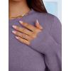 imageANRABESS Sweaters for Women Loose Fit Lightweight Soft Dressy Scalloped Long Sleeve Pullover Tops 2026 Fall Casual OutfitsPurple
