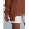 imageANRABESS Womens Oversized Sweatshirts Long Sleeve Tunic Shirts V Neck Loose Pullover Tops 2026 Spring Teen Girls OutfitCaramel Brown