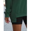 imageANRABESS Womens Oversized Sweatshirts Long Sleeve Tunic Shirts V Neck Loose Pullover Tops 2026 Spring Teen Girls OutfitDark Green