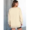 imageANRABESS Womens Oversized Sweatshirts Long Sleeve Tunic Shirts V Neck Loose Pullover Tops 2026 Spring Teen Girls OutfitKhaki
