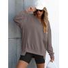 imageANRABESS Womens Oversized Sweatshirts Long Sleeve Tunic Shirts V Neck Loose Pullover Tops 2026 Spring Teen Girls OutfitLight Brown