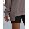 imageANRABESS Womens Oversized Sweatshirts Long Sleeve Tunic Shirts V Neck Loose Pullover Tops 2026 Spring Teen Girls OutfitLight Brown
