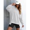 imageANRABESS Womens Oversized Sweatshirts Long Sleeve Tunic Shirts V Neck Loose Pullover Tops 2026 Spring Teen Girls OutfitLight Grey