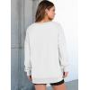 imageANRABESS Womens Oversized Sweatshirts Long Sleeve Tunic Shirts V Neck Loose Pullover Tops 2026 Spring Teen Girls OutfitWhite