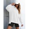 imageANRABESS Womens Oversized Sweatshirts Long Sleeve Tunic Shirts V Neck Loose Pullover Tops 2026 Spring Teen Girls OutfitWhite