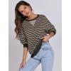 imageANRABESS Womens Striped Oversized Sweatshirts Crew Neck Long Sleeve Shirts Soft Color Block Pullover Top Fashion ClothingBlack Grey