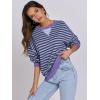 imageANRABESS Womens Striped Oversized Sweatshirts Crew Neck Long Sleeve Shirts Soft Color Block Pullover Top Fashion ClothingBlue Purple