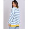 imageANRABESS Womens Striped Oversized Sweatshirts Crew Neck Long Sleeve Shirts Soft Color Block Pullover Top Fashion ClothingBule White