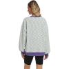 imageANRABESS Womens Striped Oversized Sweatshirts Crew Neck Long Sleeve Shirts Soft Color Block Pullover Top Fashion ClothingGreen Purple Yellow Stripe