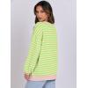 imageANRABESS Womens Striped Oversized Sweatshirts Crew Neck Long Sleeve Shirts Soft Color Block Pullover Top Fashion ClothingLight Yellow Green