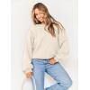 imageANRABESS Womens Sweatshirts Crewneck Fleece Oversized Pullover Sweater Spring Winter Cute Tops Teen Girls Preppy Clothes 2026Apricot