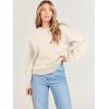 imageANRABESS Womens Sweatshirts Crewneck Fleece Oversized Pullover Sweater Spring Winter Cute Tops Teen Girls Preppy Clothes 2026Apricot