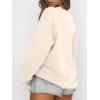 imageANRABESS Womens Sweatshirts Crewneck Fleece Oversized Pullover Sweater Spring Winter Cute Tops Teen Girls Preppy Clothes 2026Apricot