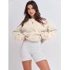 imageANRABESS Womens Sweatshirts Crewneck Fleece Oversized Pullover Sweater Spring Winter Cute Tops Teen Girls Preppy Clothes 2026Apricot