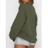 imageANRABESS Womens Sweatshirts Crewneck Fleece Oversized Pullover Sweater Spring Winter Cute Tops Teen Girls Preppy Clothes 2026Army Green
