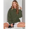 imageANRABESS Womens Sweatshirts Crewneck Fleece Oversized Pullover Sweater Spring Winter Cute Tops Teen Girls Preppy Clothes 2026Army Green