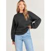 imageANRABESS Womens Sweatshirts Crewneck Fleece Oversized Pullover Sweater Spring Winter Cute Tops Teen Girls Preppy Clothes 2026Black