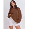 imageANRABESS Womens Sweatshirts Crewneck Fleece Oversized Pullover Sweater Spring Winter Cute Tops Teen Girls Preppy Clothes 2026Coffee