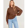 imageANRABESS Womens Sweatshirts Crewneck Fleece Oversized Pullover Sweater Spring Winter Cute Tops Teen Girls Preppy Clothes 2026Coffee