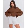 imageANRABESS Womens Sweatshirts Crewneck Fleece Oversized Pullover Sweater Spring Winter Cute Tops Teen Girls Preppy Clothes 2026Coffee