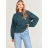 imageANRABESS Womens Sweatshirts Crewneck Fleece Oversized Pullover Sweater Spring Winter Cute Tops Teen Girls Preppy Clothes 2026Deep Blue