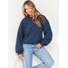 imageANRABESS Womens Sweatshirts Crewneck Fleece Oversized Pullover Sweater Spring Winter Cute Tops Teen Girls Preppy Clothes 2026Dusty Blue