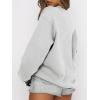 imageANRABESS Womens Sweatshirts Crewneck Fleece Oversized Pullover Sweater Spring Winter Cute Tops Teen Girls Preppy Clothes 2026Gray
