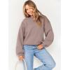 imageANRABESS Womens Sweatshirts Crewneck Fleece Oversized Pullover Sweater Spring Winter Cute Tops Teen Girls Preppy Clothes 2026Gray Khaki