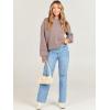 imageANRABESS Womens Sweatshirts Crewneck Fleece Oversized Pullover Sweater Spring Winter Cute Tops Teen Girls Preppy Clothes 2026Gray Khaki
