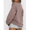 imageANRABESS Womens Sweatshirts Crewneck Fleece Oversized Pullover Sweater Spring Winter Cute Tops Teen Girls Preppy Clothes 2026Gray Khaki