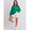 imageANRABESS Womens Sweatshirts Crewneck Fleece Oversized Pullover Sweater Spring Winter Cute Tops Teen Girls Preppy Clothes 2026Green