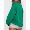 imageANRABESS Womens Sweatshirts Crewneck Fleece Oversized Pullover Sweater Spring Winter Cute Tops Teen Girls Preppy Clothes 2026Green