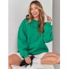 imageANRABESS Womens Sweatshirts Crewneck Fleece Oversized Pullover Sweater Spring Winter Cute Tops Teen Girls Preppy Clothes 2026Green