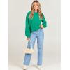 imageANRABESS Womens Sweatshirts Crewneck Fleece Oversized Pullover Sweater Spring Winter Cute Tops Teen Girls Preppy Clothes 2026Green