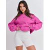 imageANRABESS Womens Sweatshirts Crewneck Fleece Oversized Pullover Sweater Spring Winter Cute Tops Teen Girls Preppy Clothes 2026Hot Pink