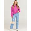 imageANRABESS Womens Sweatshirts Crewneck Fleece Oversized Pullover Sweater Spring Winter Cute Tops Teen Girls Preppy Clothes 2026Hot Pink