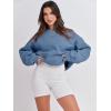 imageANRABESS Womens Sweatshirts Crewneck Fleece Oversized Pullover Sweater Spring Winter Cute Tops Teen Girls Preppy Clothes 2026Indigo Blue